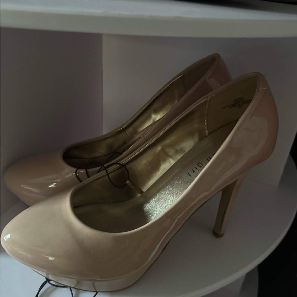 Madden Girl Blush Patent Heels